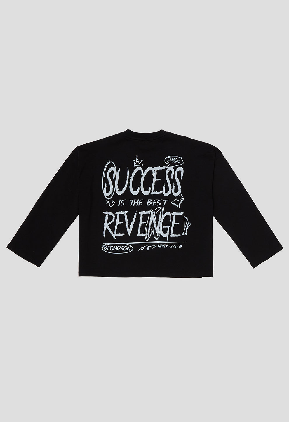 Longsleeve oversized cropped SUCCESS