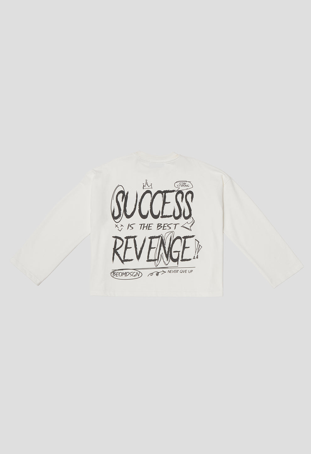 Longsleeve oversized cropped SUCCESS